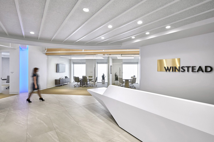 轻盈柔美 美国Winstead律所休斯敦办公翻新设计欣赏