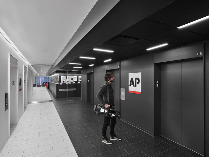 黑白演绎 美联社Associated Press纽约总部办公设计欣赏