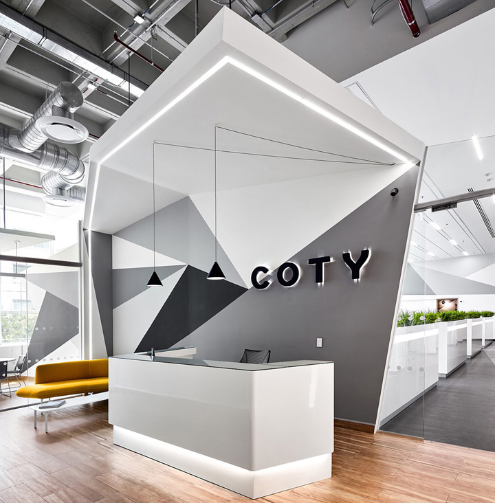 唯美高级灰 香水及美容产品巨头Coty集团墨西哥办公设计欣赏