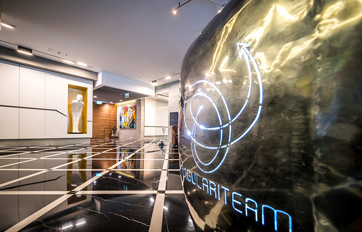 暗调奢华 私人风险投资基金Singulariteam以色列办公设计欣赏