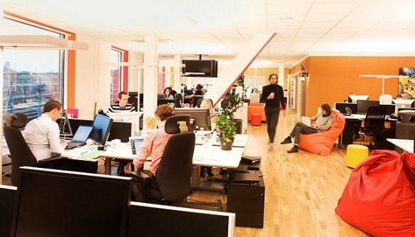 Google斯德哥尔摩开放式办公环境空间