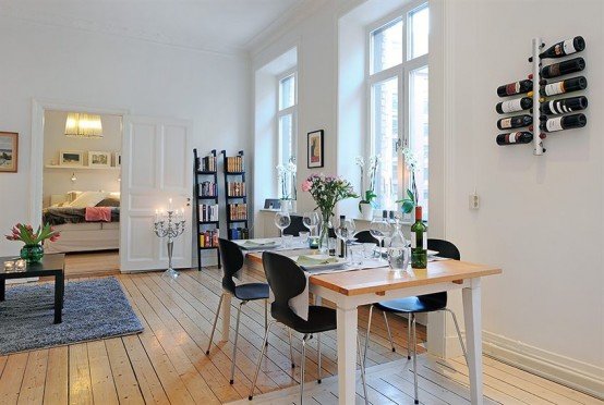 瑞典开放式小户型公寓设计