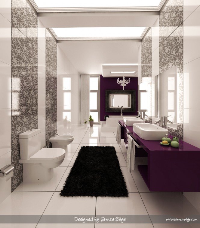 独特的浴室效果图设计