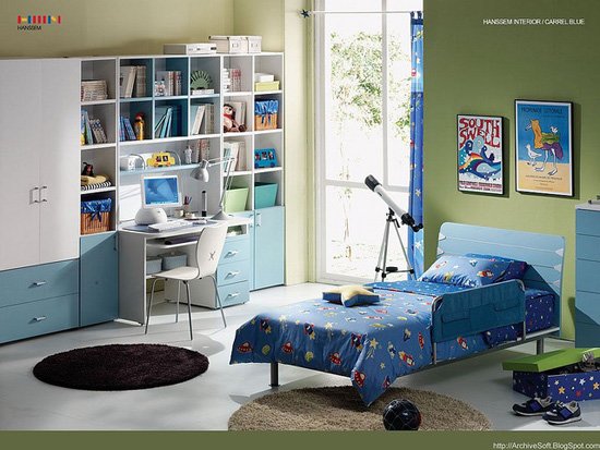 40个漂亮的儿童卧室设计