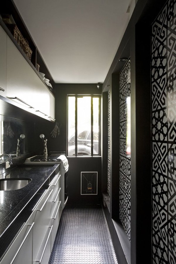 30个精致的黑色现代家居装修设计