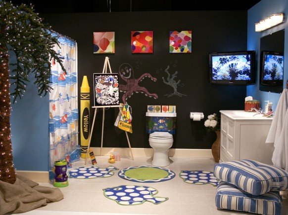 儿童主题浴室空间设计